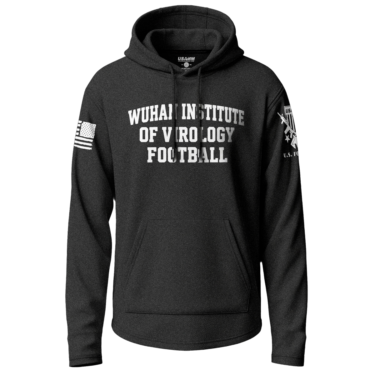 Wuhan Institute of Virology Football Lightweight Hoodie