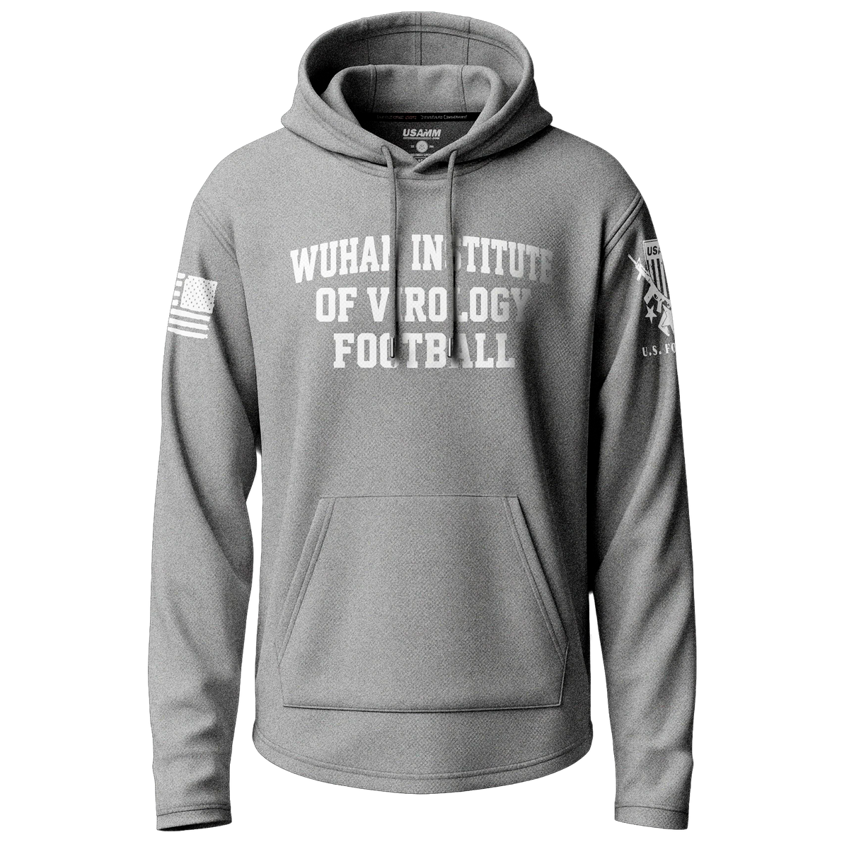 Wuhan Institute of Virology Football Lightweight Hoodie