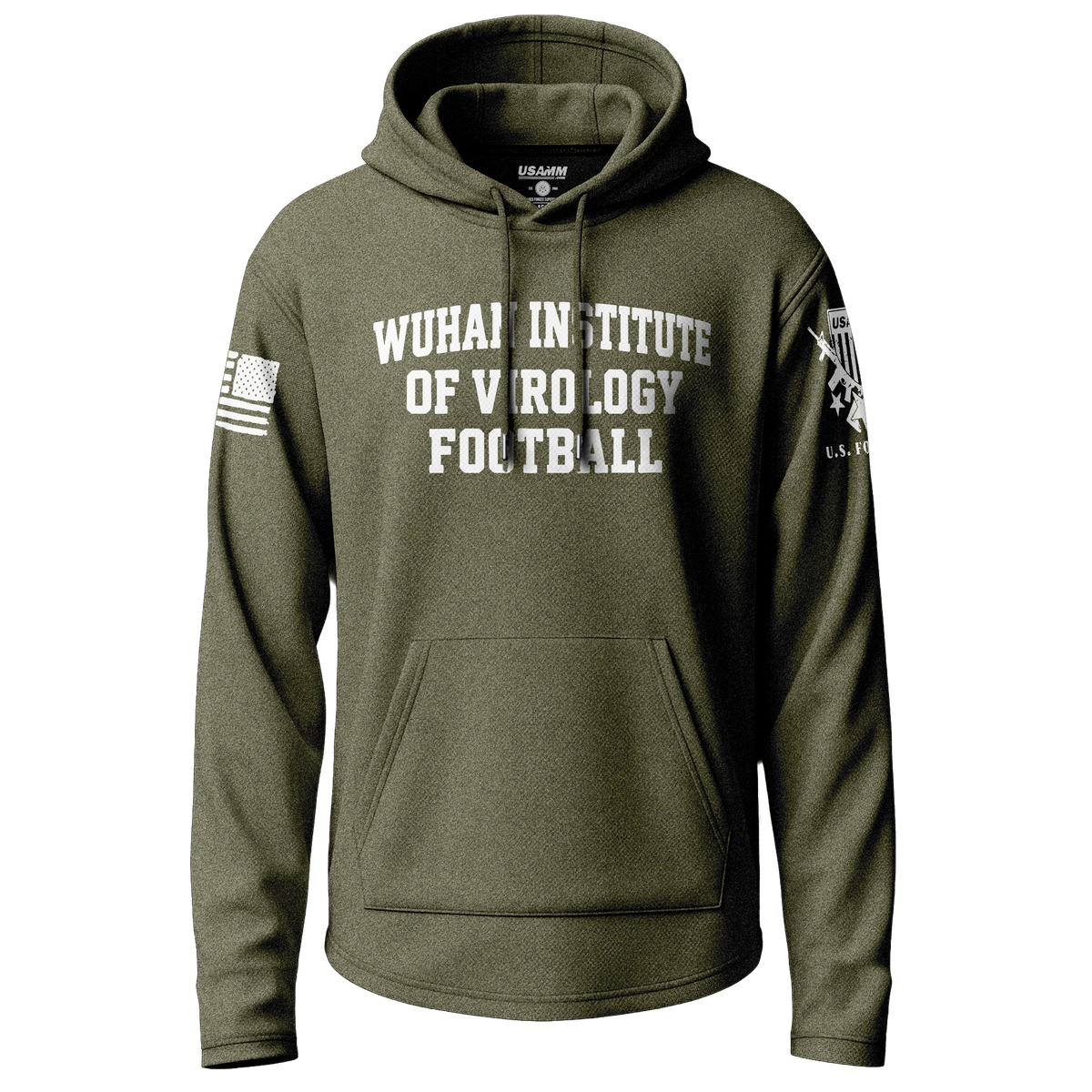 Wuhan Institute of Virology Football Lightweight Hoodie