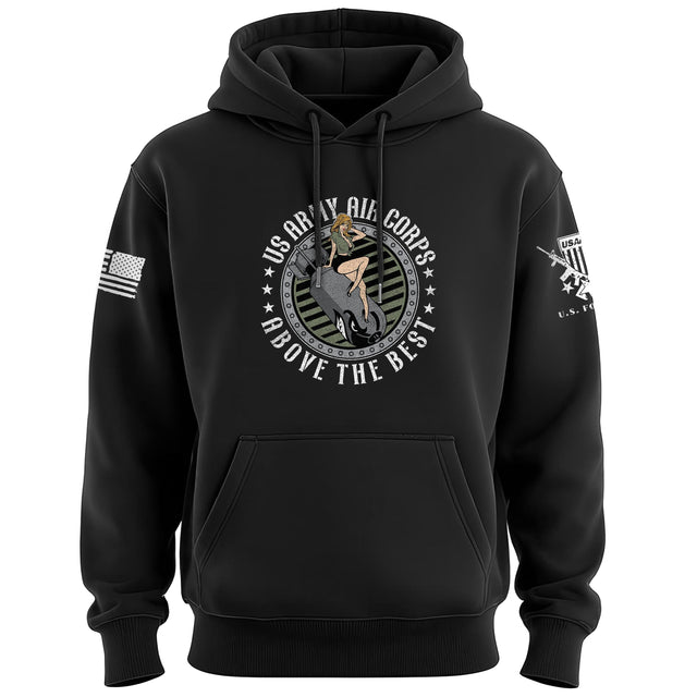 Above the Best Pinup Hoodie Hoodies 100012-S-BK