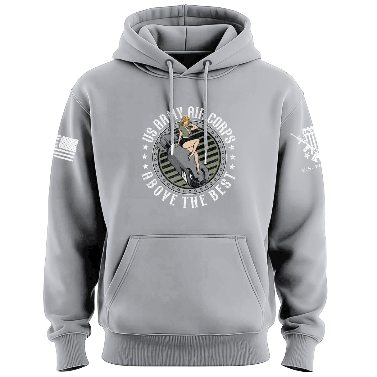 Above the Best Pinup Hoodie Hoodies 100012-S-HG