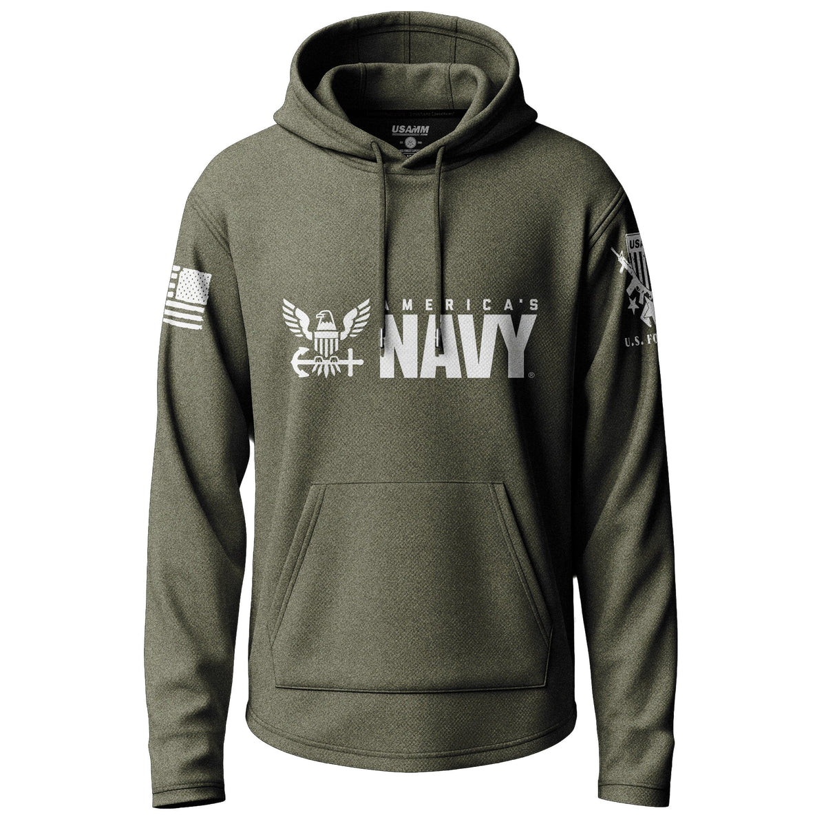 Officially Licensed U.S. Navy Lightweight Hoodie Lightweight Hoodie 90085-S-MG-THIN