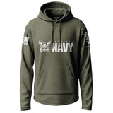 Officially Licensed U.S. Navy Lightweight Hoodie Lightweight Hoodie 90085-S-MG-THIN