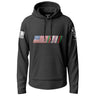 US Flag Afghanistan Service Ribbon Lightweight Hoodie Lightweight Hoodie 90087-S-BK-THIN