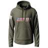 US Flag Afghanistan Service Ribbon Lightweight Hoodie Lightweight Hoodie 90087-S-MG-THIN