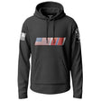 American Flag Bronze Star Ribbon Blend Graphic Lightweight Hoodie Lightweight Hoodie 90086-S-BK-THIN