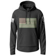 Subdued US Flag Graphic Lightweight Hoodie Lightweight Hoodie 90091-S-BK-THIN
