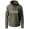 American Flag Vietnam Service Ribbon Blend Lightweight Hoodie Lightweight Hoodie 90093-S-MG-THIN