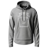 American Freedom Sauce White Graphic Lightweight Hoodie Lightweight Hoodie 90095-S-HG-THIN