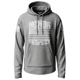 American Honor and Respect Graphic Lightweight Hoodie Lightweight Hoodie 90097-S-HG-THIN