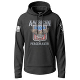 American Peacemaker Graphic Lightweight Hoodie Lightweight Hoodie 90099-S-BK-THIN