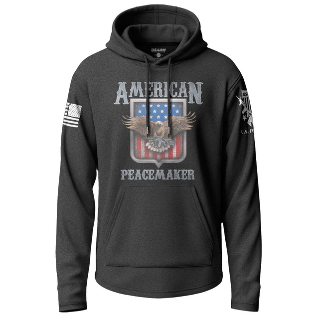 American Peacemaker Graphic Lightweight Hoodie Lightweight Hoodie 90099-S-BK-THIN