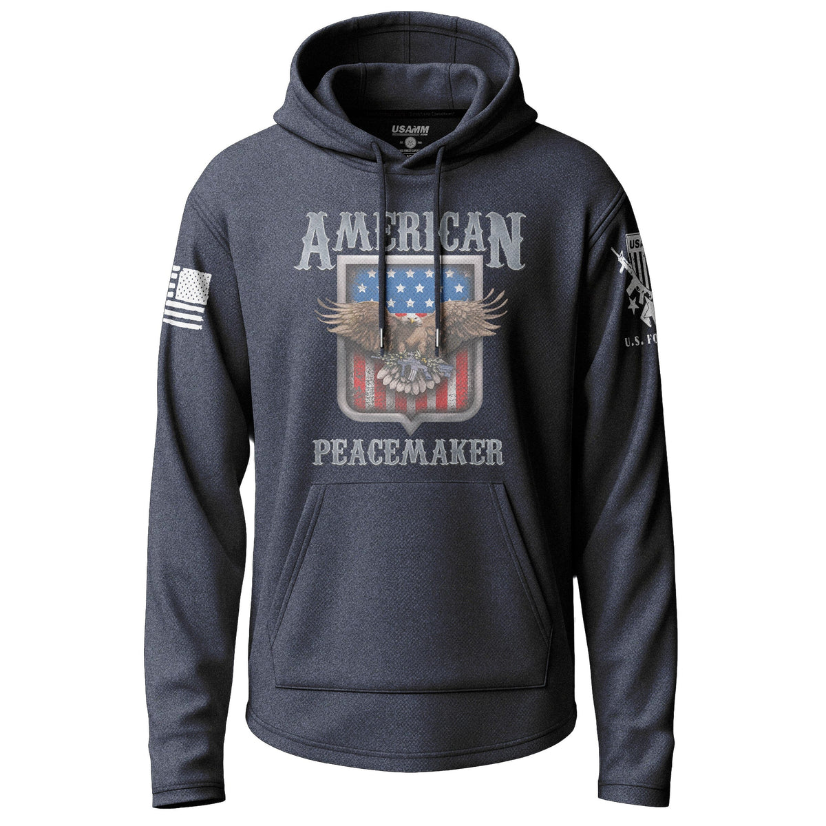 American Peacemaker Graphic Lightweight Hoodie Lightweight Hoodie 90099-S-NAVY-THIN
