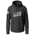 American Veteran Flag Graphic Lightweight Hoodie Lightweight Hoodie 90103-S-BK-THIN