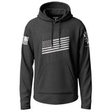 American Veteran Flag Graphic Lightweight Hoodie Lightweight Hoodie 90103-S-BK-THIN