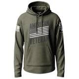 American Veteran Flag Graphic Lightweight Hoodie Lightweight Hoodie 90103-S-MG-THIN