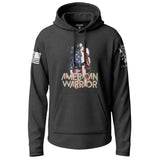American Warrior Patriotic Spartan Helmet Lightweight Hoodie Lightweight Hoodie 90105-S-BK-THIN