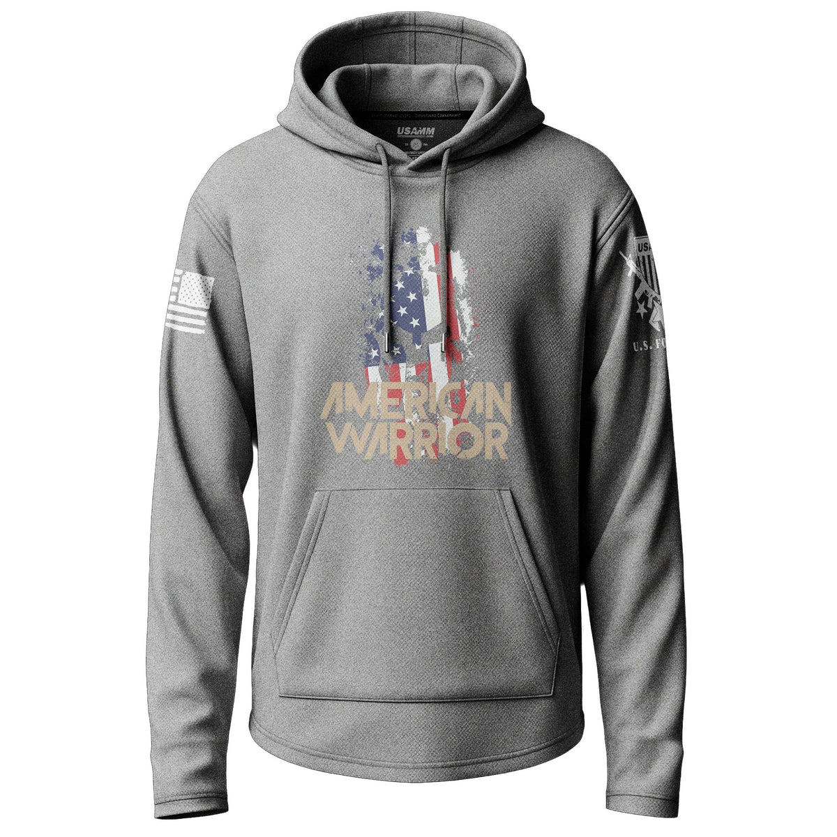 American Warrior Patriotic Spartan Helmet Lightweight Hoodie Lightweight Hoodie 90105-S-HG-THIN