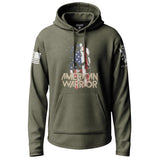 American Warrior Patriotic Spartan Helmet Lightweight Hoodie Lightweight Hoodie 90105-S-MG-THIN