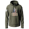 American Warrior Patriotic Spartan Helmet Lightweight Hoodie Lightweight Hoodie 90105-S-MG-THIN