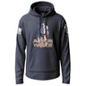 American Warrior Patriotic Spartan Helmet Lightweight Hoodie Lightweight Hoodie 90105-S-NAVY-THIN