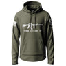 AR15 M16 Come and Get It 2nd Amendment Lightweight Hoodie Lightweight Hoodie 90107-S-MG-THIN