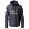 AR15 M16 Come and Get It 2nd Amendment Lightweight Hoodie Lightweight Hoodie 90107-S-NAVY-THIN