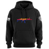 Arizona Scar Flag Hoodie Hoodies 100020-S-BK