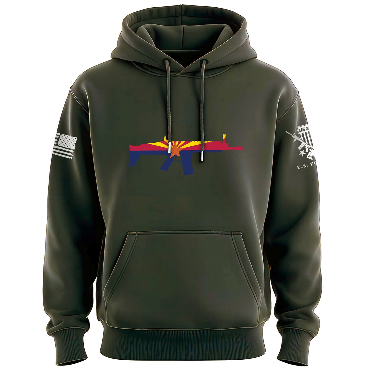 Arizona Scar Flag Hoodie Hoodies 100020-S-MG