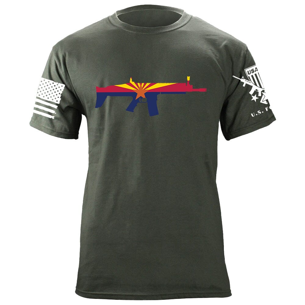 Arizona Scar Flag T-shirt Shirts 87096-3XL-MG