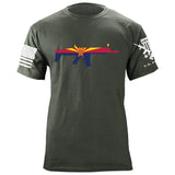 Arizona Scar Flag T-shirt Shirts 87096-3XL-MG