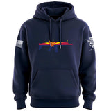 Arizona Scar Flag Hoodie Hoodies 100020-S-NAVY