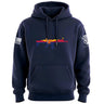 Arizona Scar Flag Hoodie Hoodies 100020-S-NAVY