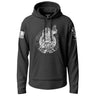Army-Army Recruiter Distressed Badge Lightweight Hoodie Lightweight Hoodie 90115-S-BK-THIN