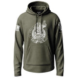 Army-Army Recruiter Distressed Badge Lightweight Hoodie Lightweight Hoodie 90115-S-MG-THIN