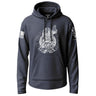 Army-Army Recruiter Distressed Badge Lightweight Hoodie Lightweight Hoodie 90115-S-NAVY-THIN