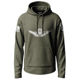 Army Aviation Master Distressed Badge Lightweight Hoodie Lightweight Hoodie 90117-S-MG-THIN