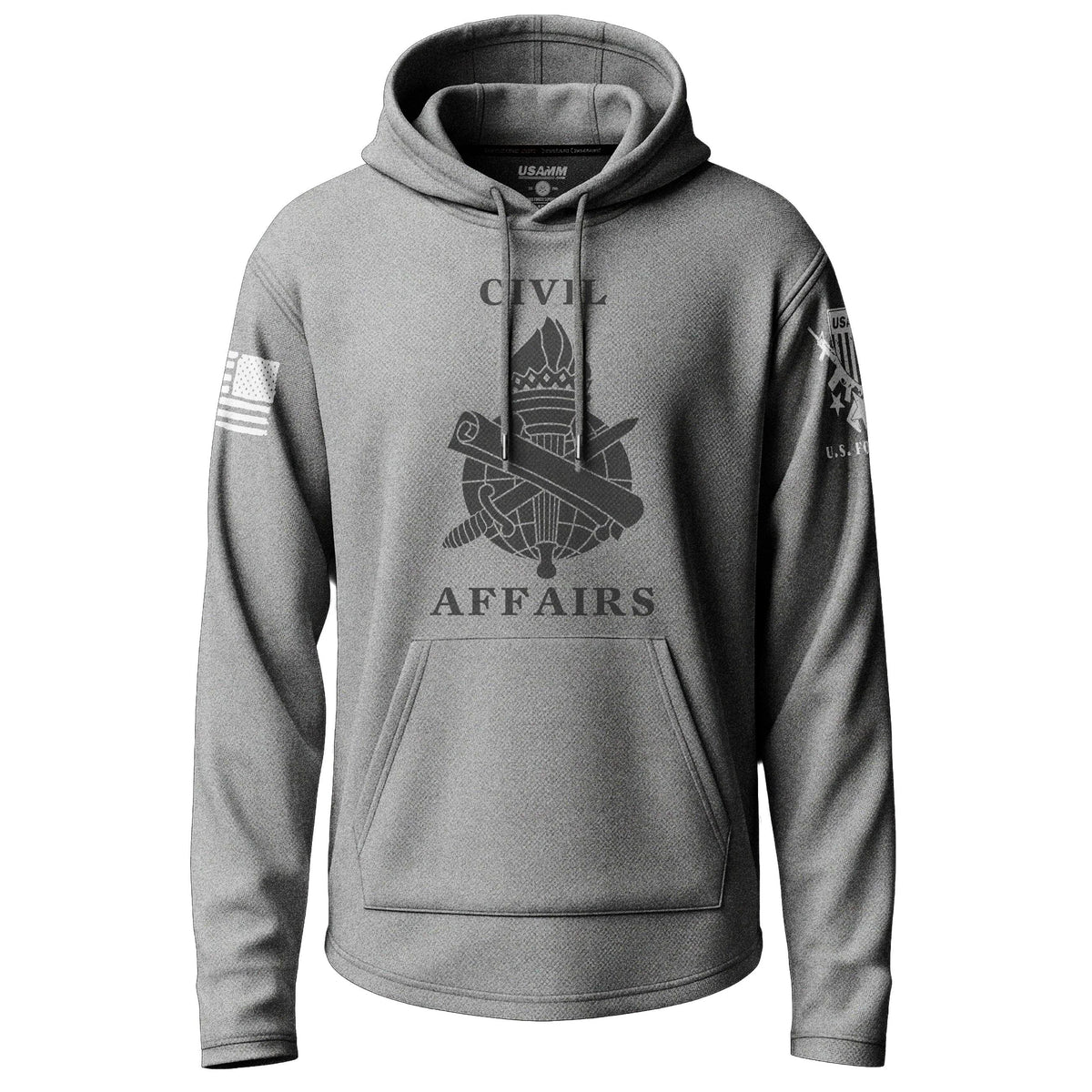 Army Civil Affairs Text Graphic Lightweight Hoodie Lightweight Hoodie 90323-S-HG-THIN