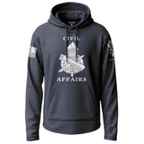 Army Civil Affairs Text Graphic Lightweight Hoodie Lightweight Hoodie 90323-S-NAVY-THIN