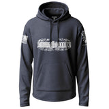 Army Combat Action Badge Distressed Lightweight Hoodie Lightweight Hoodie 90121-S-NAVY-THIN