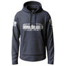 Army Combat Action Badge Distressed Lightweight Hoodie Lightweight Hoodie 90121-S-NAVY-THIN