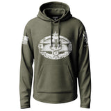 Army Combat Medical 2nd Award Distressed Badge Lightweight Hoodie Lightweight Hoodie 90129-S-MG-THIN