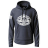 Army Combat Medical 2nd Award Distressed Badge Lightweight Hoodie Lightweight Hoodie 90129-S-NAVY-THIN