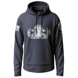 Army EOD Distressed Badge Lightweight Hoodie Lightweight Hoodie 90133-S-NAVY-THIN