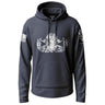 Army EOD Distressed Badge Lightweight Hoodie Lightweight Hoodie 90133-S-NAVY-THIN