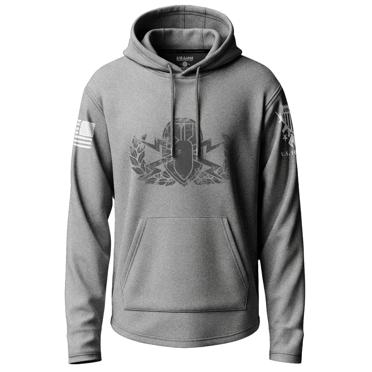 Army EOD Distressed Badge Lightweight Hoodie Lightweight Hoodie 90133-S-HG-THIN