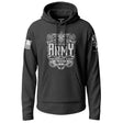 Army Grunge Graphic Black and White Lightweight Hoodie Lightweight Hoodie 90123-S-BK-THIN