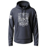 Army Grunge Graphic Black and White Lightweight Hoodie Lightweight Hoodie 90123-S-NAVY-THIN