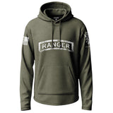 Army Ranger Tab SP White Graphic Lightweight Hoodie Lightweight Hoodie 90127-S-MG-THIN