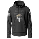 Army Rangers Lead the Way Skull Graphic Lightweight Hoodie Lightweight Hoodie 90125-S-BK-THIN